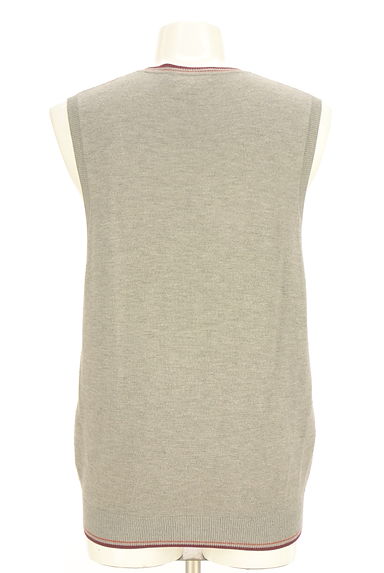 クリックで大画像表示 Crocodile(クロコダイル)の古着「前後切り替えニットベスト(ベスト)」大画像2へ