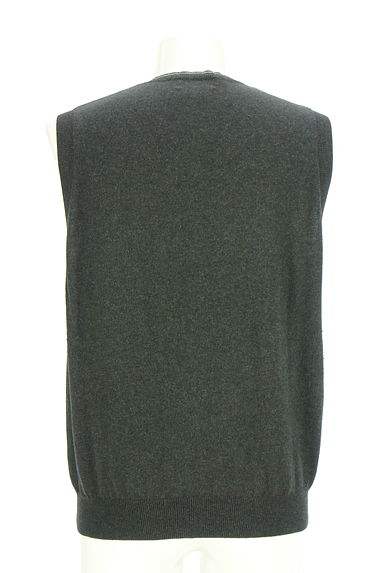 クリックで大画像表示 Crocodile(クロコダイル)の古着「ダイヤ柄ニットベスト(ベスト)」大画像2へ