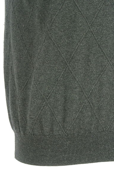 クリックで大画像表示 Crocodile(クロコダイル)の古着「ダイヤ柄ニットベスト(ベスト)」大画像5へ