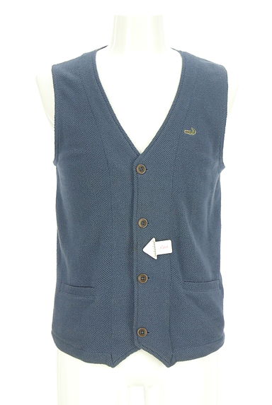 Crocodile（クロコダイル）の古着「前後切り替えワンポイントベスト（ベスト）」大画像４へ