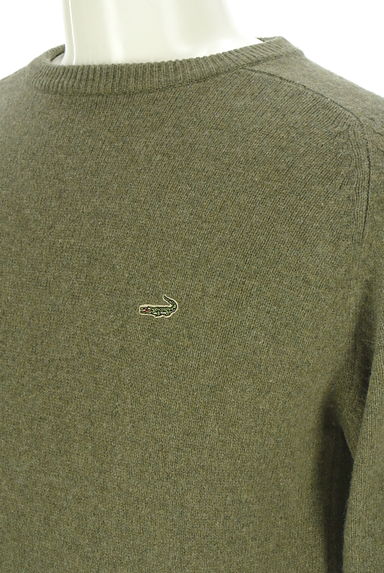 クリックで大画像表示 Crocodile(クロコダイル)の古着「ワンポイントラグランニット(ニット)」大画像4へ