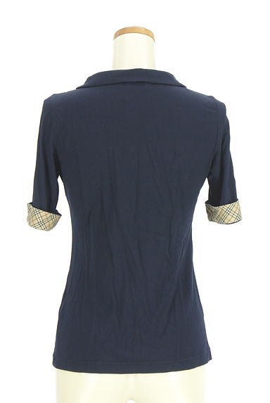 クリックで大画像表示 BURBERRY BLUE LABEL(バーバリーブルーレーベル)の古着「チェックロールアップ袖カットソー(カットソー・プルオーバー)」大画像2へ