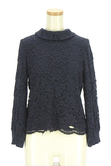 クリックで大画像表示 BLUE LABEL CRESTBRIDGE(ブルーレーベル・クレストブリッジ)の古着「総レースブラウス(カットソー・プルオーバー)」大画像1へ
