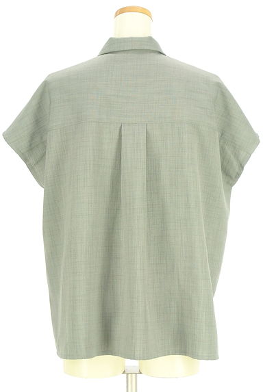 green label relaxing（グリーンレーベル リラクシング）の古着「フレンチスリーブシャツ（ブラウス）」大画像２へ