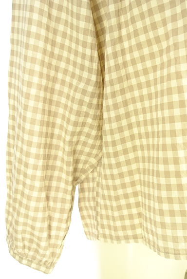 Samansa Mos2（サマンサモスモス）の古着「ギンガムチェック柄カットソー（カットソー・プルオーバー）」大画像５へ