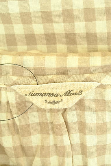 Samansa Mos2（サマンサモスモス）の古着「ギンガムチェック柄カットソー（カットソー・プルオーバー）」大画像６へ