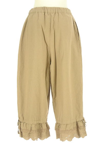 クリックで大画像表示 Samansa Mos2(サマンサモスモス)の古着「裾フリルクロップド丈パンツ(パンツ)」大画像2へ