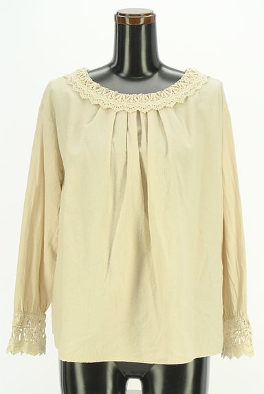 Samansa Mos2（サマンサモスモス）の古着「刺繍レース襟カットソー（カットソー・プルオーバー）」大画像１へ