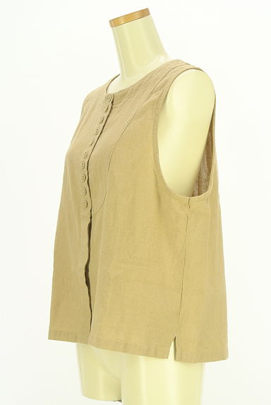 Samansa Mos2（サマンサモスモス）の古着「コットンリネンベスト（ベスト・ジレ）」大画像３へ