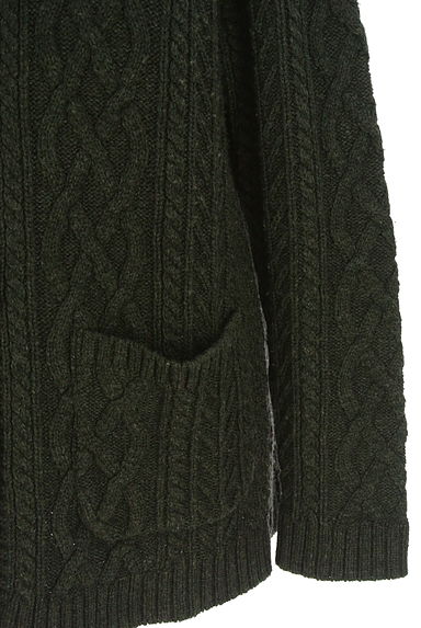 クリックで大画像表示 DO!FAMILY(ドゥファミリー)の古着「ケーブル編みフーディーニットカーディガン(カーディガン・ボレロ)」大画像5へ