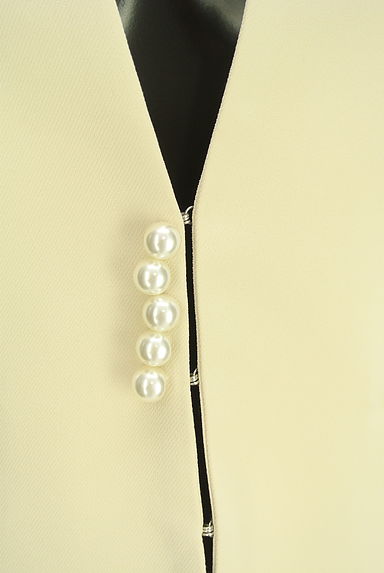 クリックで大画像表示 LAISSE PASSE(レッセパッセ)の古着「ノーカラージャケット(ジャケット)」大画像4へ