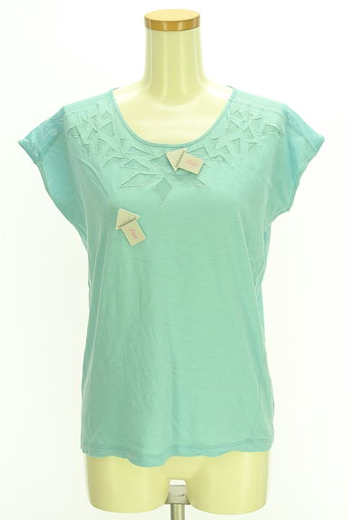 クリックで大画像表示 Comptoir des Cotonniers(コントワーデコトニエ)の古着「メッシュ切替フレンチスリーブカットソー(カットソー・プルオーバー)」大画像4へ