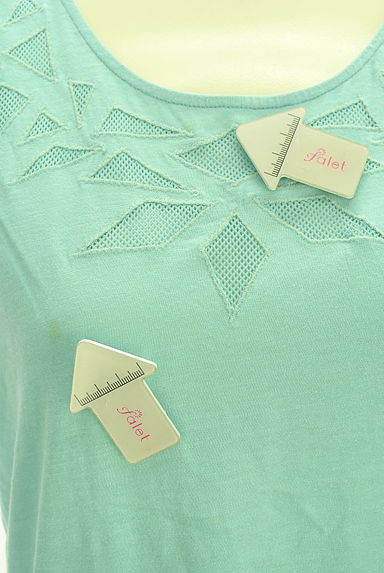 クリックで大画像表示 Comptoir des Cotonniers(コントワーデコトニエ)の古着「メッシュ切替フレンチスリーブカットソー(カットソー・プルオーバー)」大画像5へ