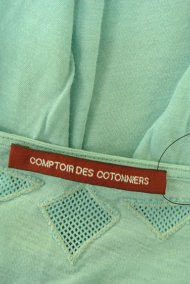 クリックで大画像表示 Comptoir des Cotonniers(コントワーデコトニエ)の古着「メッシュ切替フレンチスリーブカットソー(カットソー・プルオーバー)」大画像6へ
