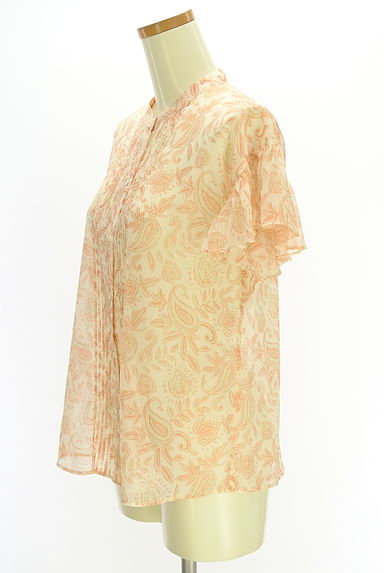 Comptoir des Cotonniers（コントワーデコトニエ）の古着「ペイズリー柄シアーブラウス（ブラウス）」大画像３へ