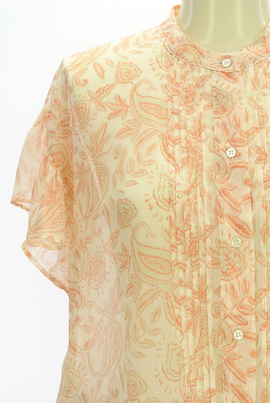 Comptoir des Cotonniers（コントワーデコトニエ）の古着「ペイズリー柄シアーブラウス（ブラウス）」大画像４へ