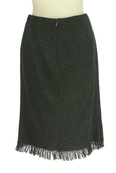 クリックで大画像表示 ANAYI(アナイ)の古着「フリンジウール膝丈スカート(スカート)」大画像2へ