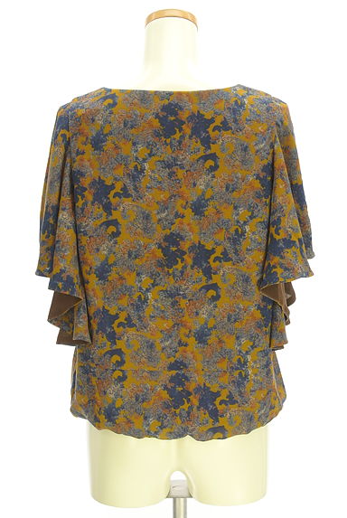 クリックで大画像表示 BEARDSLEY(ビアズリー)の古着「フレアスリーブペイズリー柄カットソー(カットソー・プルオーバー)」大画像2へ