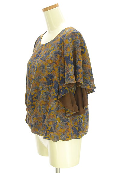 クリックで大画像表示 BEARDSLEY(ビアズリー)の古着「フレアスリーブペイズリー柄カットソー(カットソー・プルオーバー)」大画像3へ