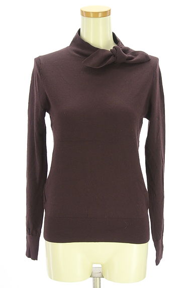 クリックで大画像表示 HUMAN WOMAN(ヒューマンウーマン)の古着「ボウタイニットトップス(ニット)」大画像1へ