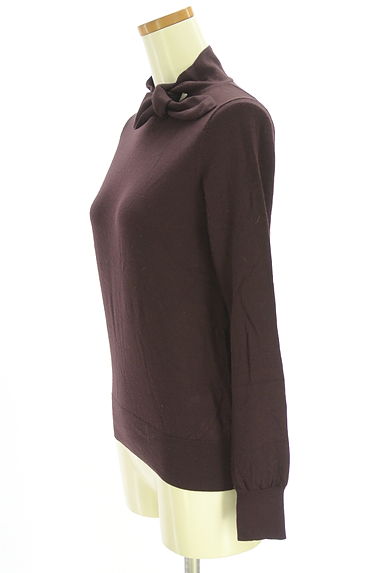 クリックで大画像表示 HUMAN WOMAN(ヒューマンウーマン)の古着「ボウタイニットトップス(ニット)」大画像3へ