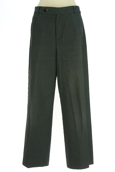 HUMAN WOMAN（ヒューマンウーマン）の古着「センタープレスワイドパンツ（パンツ）」大画像１へ