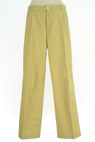 HUMAN WOMAN（ヒューマンウーマン）の古着「センタープレスストレートパンツ（パンツ）」大画像１へ