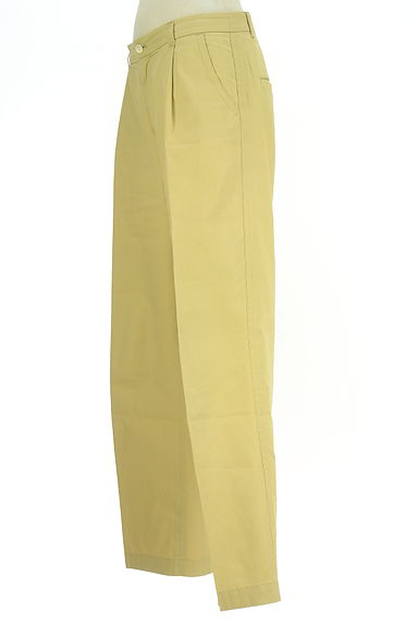 HUMAN WOMAN（ヒューマンウーマン）の古着「センタープレスストレートパンツ（パンツ）」大画像３へ