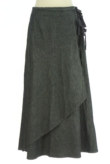 INGEBORG（インゲボルグ）の古着「ラップ風ロングフレアスカート（ロングスカート・マキシスカート）」大画像１へ