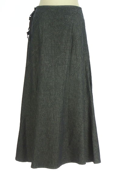 INGEBORG（インゲボルグ）の古着「ラップ風ロングフレアスカート（ロングスカート・マキシスカート）」大画像２へ