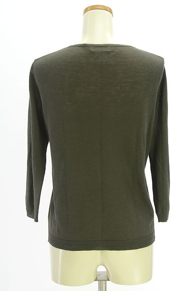 クリックで大画像表示 MARGARET HOWELL(マーガレットハウエル)の古着「8分袖ニットカーディガン(カーディガン・ボレロ)」大画像2へ