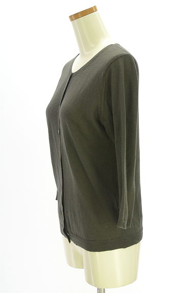 クリックで大画像表示 MARGARET HOWELL(マーガレットハウエル)の古着「8分袖ニットカーディガン(カーディガン・ボレロ)」大画像3へ