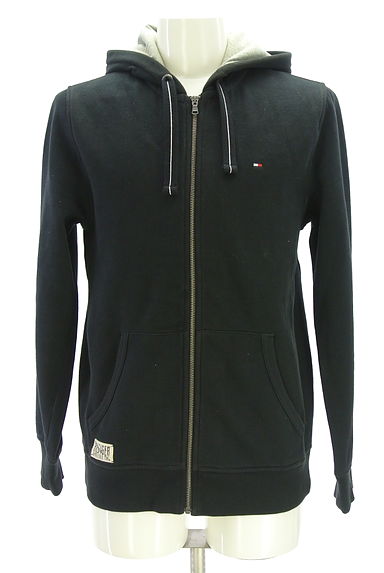 クリックで大画像表示 TOMMY HILFIGER(トミーヒルフィガー)の古着「ジップアップ裏起毛パーカー(スウェット・パーカー)」大画像1へ