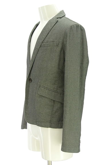 クリックで大画像表示 TAKEO KIKUCHI(タケオキクチ)の古着「ヘリンボーン柄テーラードジャケット(ジャケット)」大画像3へ