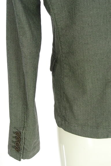 クリックで大画像表示 TAKEO KIKUCHI(タケオキクチ)の古着「ヘリンボーン柄テーラードジャケット(ジャケット)」大画像5へ