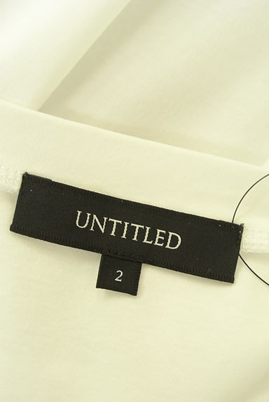 クリックで大画像表示 UNTITLED(アンタイトル)の古着「ベーシック半そで白Tシャツ(Tシャツ)」大画像6へ