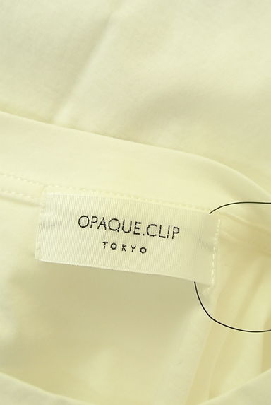 OPAQUE.CLIP（オペークドットクリップ）の古着「白無地Tシャツ（Ｔシャツ）」大画像６へ