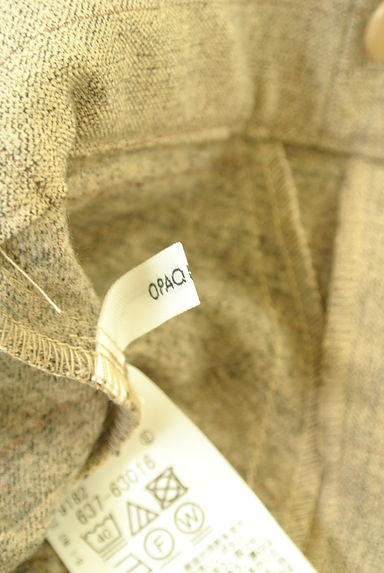 OPAQUE.CLIP（オペークドットクリップ）の古着「ウィンドウペンチェック柄テーパードパンツ（パンツ）」大画像６へ