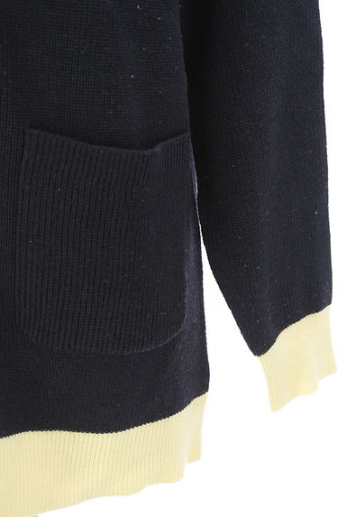 クリックで大画像表示 NATURAL BEAUTY BASIC(ナチュラルビューティベーシック)の古着「配色ニットカーディガン(カーディガン・ボレロ)」大画像5へ