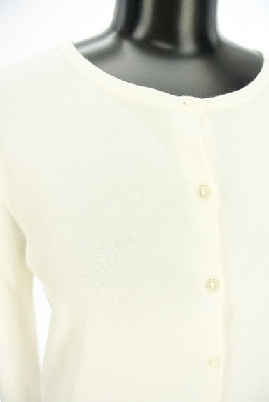 クリックで大画像表示 NATURAL BEAUTY BASIC(ナチュラルビューティベーシック)の古着「コットンニットカーディガン(カーディガン・ボレロ)」大画像4へ