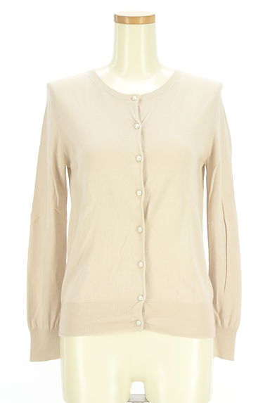 クリックで大画像表示 NATURAL BEAUTY BASIC(ナチュラルビューティベーシック)の古着「パールボタンニットカーディガン(カーディガン・ボレロ)」大画像1へ