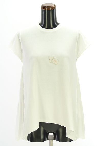 組曲（クミキョク）の古着「半袖フレアニットトップス（ニット）」大画像４へ