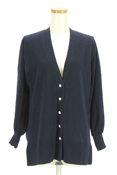 クリックで大画像表示 組曲(クミキョク)の古着「花ボタンニットカーディガン(カーディガン・ボレロ)」大画像1へ