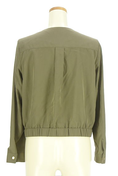 組曲（クミキョク）の古着「裾ゴムノーカラージャケット（ブルゾン・スタジャン）」大画像２へ