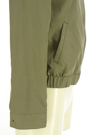 組曲（クミキョク）の古着「裾ゴムノーカラージャケット（ブルゾン・スタジャン）」大画像５へ