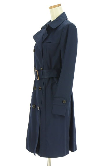 クリックで大画像表示 組曲(クミキョク)の古着「ベルト付きロングトレンチコート(トレンチコート)」大画像3へ