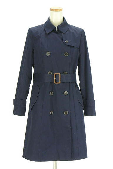 クリックで大画像表示 組曲(クミキョク)の古着「ベルト付きロングトレンチコート(トレンチコート)」大画像4へ