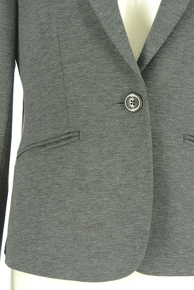 クリックで大画像表示 組曲(クミキョク)の古着「コットン混ワンボタンテーラードジャケット。(ジャケット)」大画像4へ