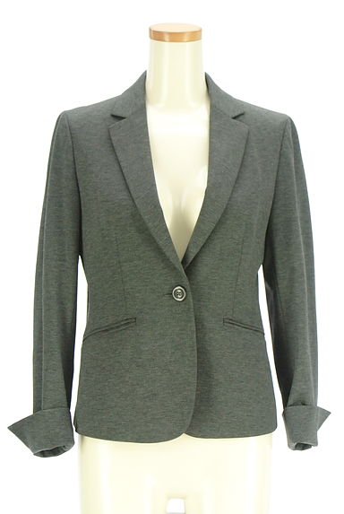 クリックで大画像表示 組曲(クミキョク)の古着「コットン混ワンボタンテーラードジャケット。(ジャケット)」大画像5へ