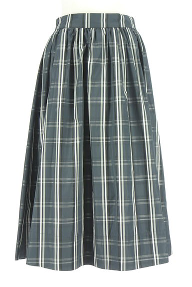 組曲（クミキョク）の古着「ミモレ丈チェック柄スカート（ロングスカート・マキシスカート）」大画像１へ